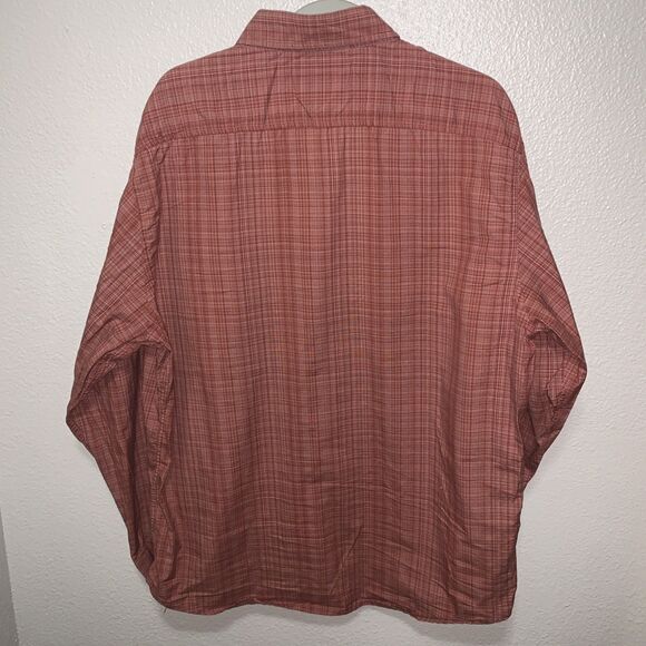 Pronto Uomo BLUE Men’s Button Down Shirt Size XXL Red Plaid - Picture 3 of 6